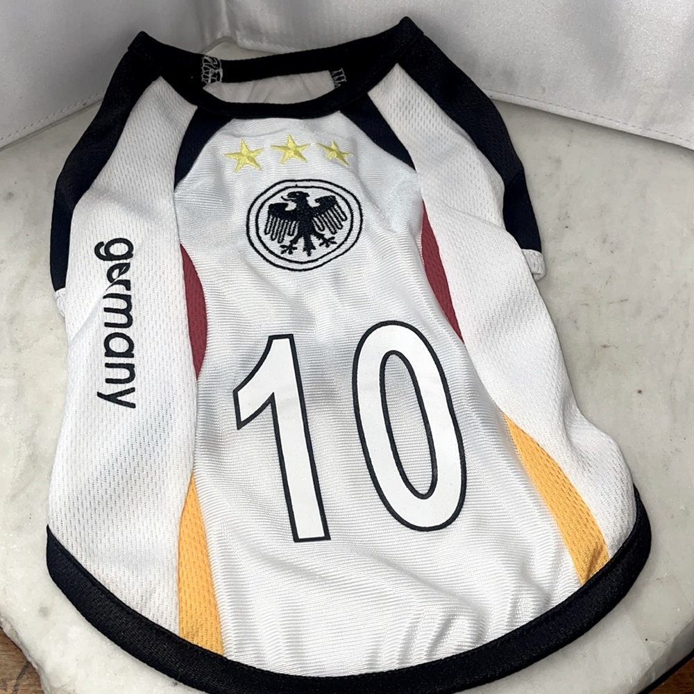 Germany Soccer Jersey for Small Dog